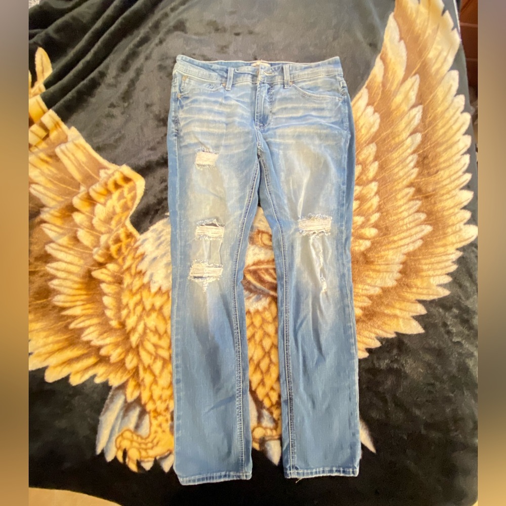 Distressed Blue Jeans for men